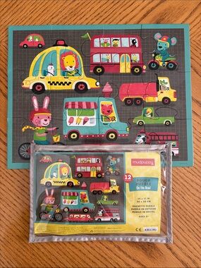 Mudpuppy On the Road 12-Piece Pouch Puzzle